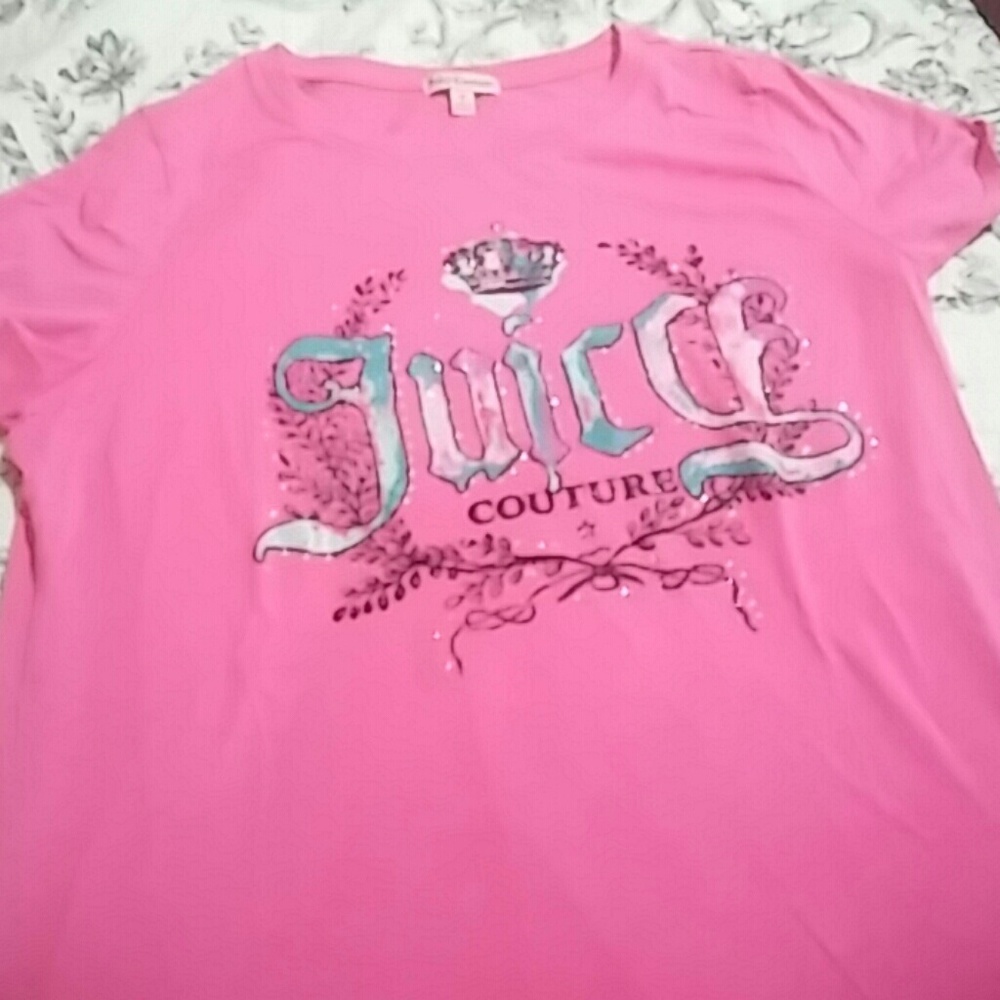 Hot pink juicy couture t shirt